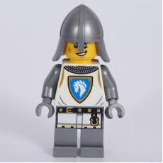 Knight, White Tunic, Helmet (fig-016596)