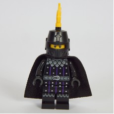 Black Knight, Black Cape, Helmet with Yellow Plume (fig-016598)