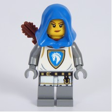 Archer, White Tunic, Blue Hood, Quiver (fig-016600)