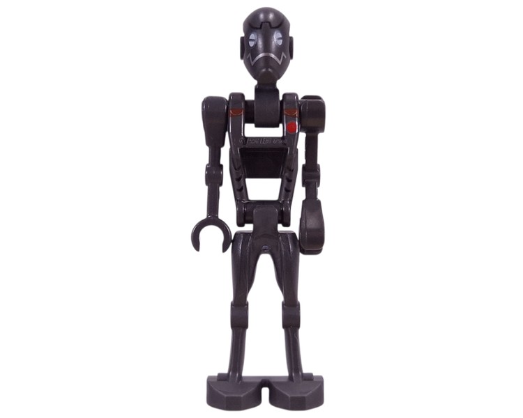 LEGO minifigure Commando Droid, Pearl Titanium