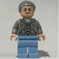 Aunt May, Light Bluish Gray Sweater, Bright Light Blue Legs (fig-016616)