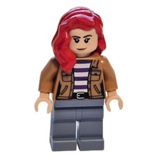 Mary Jane, Medium Nougat Jacket, Sand Blue Legs, Red Hair (fig-016642)