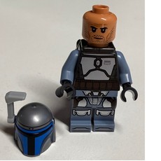 Jango Fett, Pearl Titanium Torso with Plain Arms, Black Helmet Print on Right-hand Site (fig-016670)