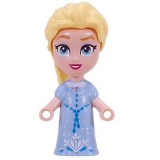 Elsa - Microdoll, Bright Light Blue Dress, Hair in Tail (fig-016732)