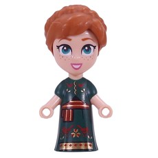 Anna - Microdoll, Dark Green Dress (fig-016734)