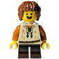 Elf, Tan Torso, Dark Brown Legs, Reddish Brown Hair, Neckbracket