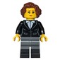 Woman, Black Torso, Dark Bluish Grey Legs, Reddish Brown Hair