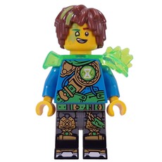 Mateo, Trans-Bright Green Shoulder Armor (fig-017062)