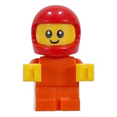 Baby, Racer, Reddish Orange Body, Red Helmet (fig-017088)