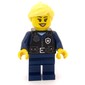 Airport Security, Black Torso, Dark Blue Legs, Bright Light Yellow Hair