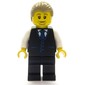 Air Traffic Controller, Black Suit, Dark Tan Hair