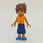 Leo, Bright Light Orange Vest, Dark Blue Pants, Life Vest