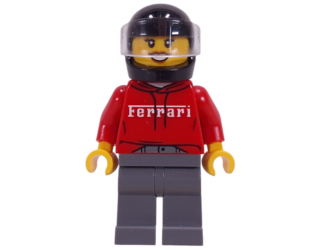 LEGO Set fig-017321 Race Driver, Ferrari | Rebrickable - Build with LEGO