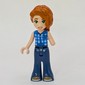 Autumn, Blue Plaid Shirt, Dark Blue Pants