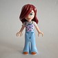Paisley, Lavender Top, Bright Light Blue Pants