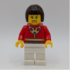 Dragon Operator, White Legs, Dark Brown Hair (fig-017370)