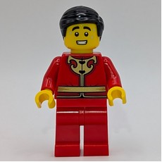 Dragon Operator, Red Legs, Black Hair (fig-017372)