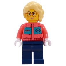Arctic Explorer, Coral Torso, Dark Blue Legs, Bright Light Yellow Hair (fig-017378)