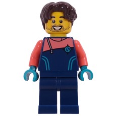 Arctic Explorer, Dark Blue Wetsuit, Dark Brown Hair (fig-017379)