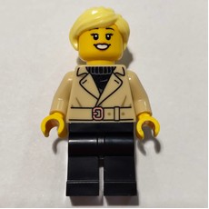 Hiker, Tan Coat, Black Legs, Bright Light Yellow Hair (fig-017446)