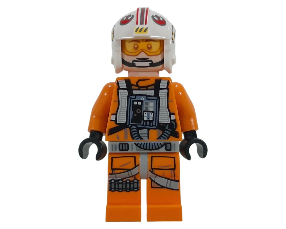 LEGO Set fig-017470 Luke Skywalker, Orange Rebel Pilot Outift (SMART ...