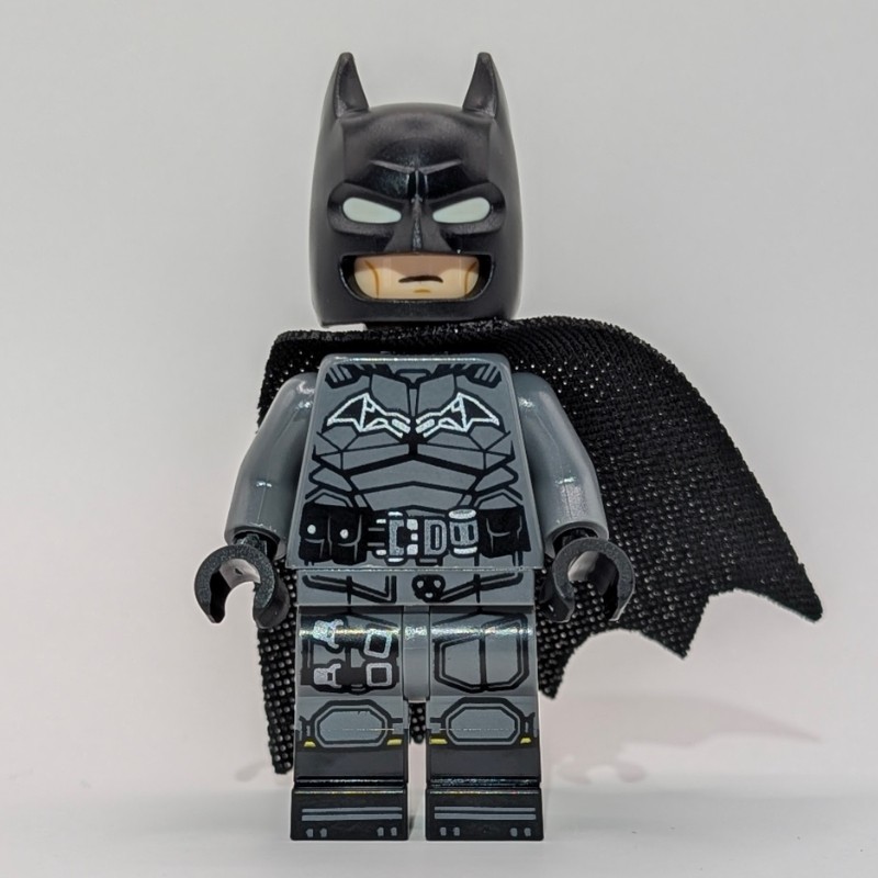 LEGO Set fig-017506 Batman, Dark Bluish Gray Suit, Black Cape and Cowl ...