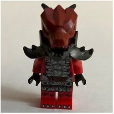 Dragonian Warrior, Short Horns, 28621pr9761 Head (fig-017523)