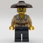 Tan Robes, Dark Bluish Grey Legs, Dark Brown Hat