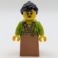 Lime Robes, Medium Nougat Dress, Black Hair