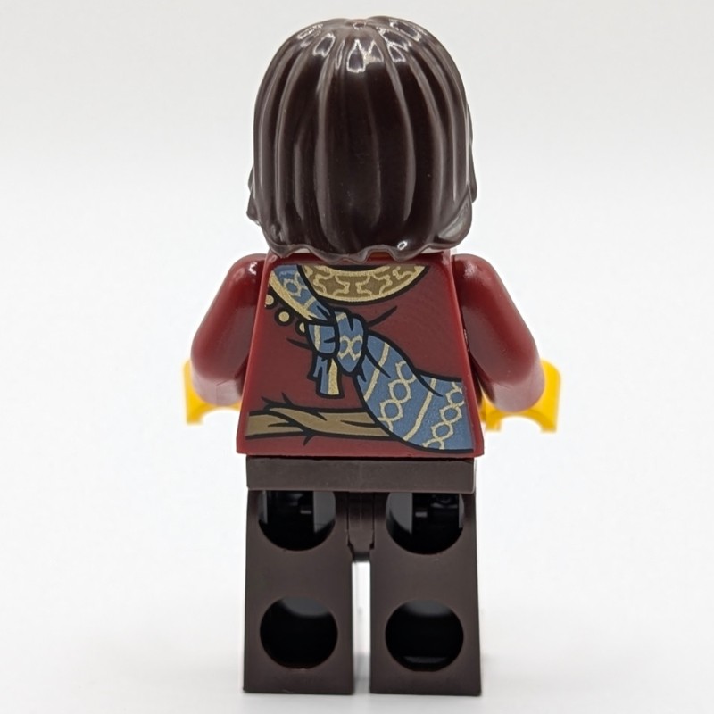 LEGO Set fig-017612 Dark Red Robes, Dark Brown Legs, Dark Brown Hair ...