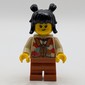Tan Tunic, Dark Orange Medium Legs, Black Hair