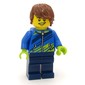 Mountain Biker, Blue Jacket, Dark Blue Legs