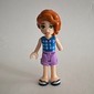 Autumn, Blue Plaid Shirt, Medium Lavender Shorts
