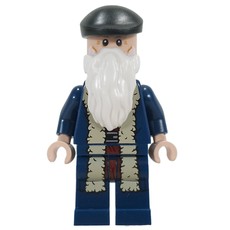 Leonardo da Vinci, Black Cap, Neck Bracket (fig-017885)