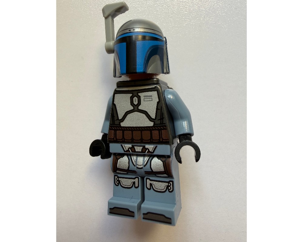 LEGO Set fig-017888 Jango Fett, Pearl Titanium Torso with Plain Arms ...