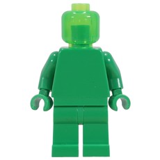 Monochrome, Bright Green with Trans-Bright Green Head (fig-017896)