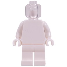 Monochrome, White with Trans-Clear Head (fig-017897)