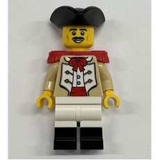 Marine, Male, Red Epaulette, Black Tricorn (fig-017941)