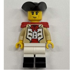 Marine, Male, Red Epaulette, Black Tricorn (fig-017945)