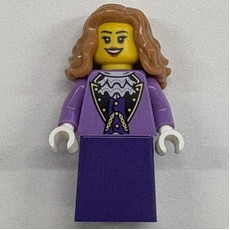 Captain's Daughter, Medium Lavender Torso, Dark Purple Dress, Medium Nougat Hair (fig-017955)