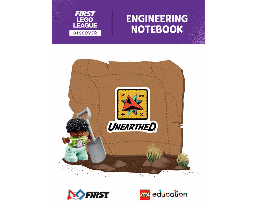 LEGO Set FLL2025-6 UNEARTHED Engineering Notebook (FLL Discover) (2025 ...