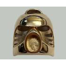 14 Karat Gold Golden Kanohi Hau Mask (set GOLDBIONICLEMASK-1)