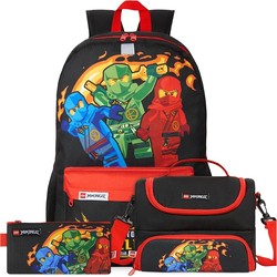 Ninjago Backpack with Lunch Bag and Pencil Case
