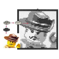 Lego Mosaic Johnny Thunder