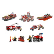 besked gået vanvittigt Efterforskning LEGO Set 7944-1 Fire Hovercraft (2007 City > Fire) | Rebrickable - Build  with LEGO