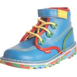 Kickers Kids Kick Hike LEGO Classic Boot - Blue