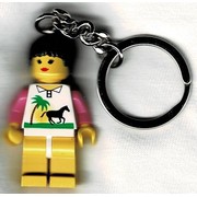 Paradisa Female with Horse Top Key Chain