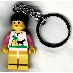 Paradisa Female with Horse Top Key Chain