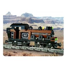 Large Train Engine Brown (set KT106-1)