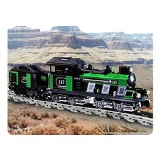 Large Train Engine with Tender Green (set KT204-1)